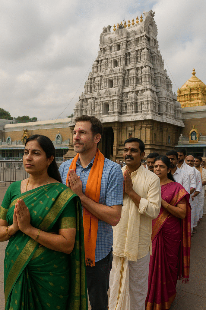 NRI Darshan Tirumala Tirupati Supatham Entry for Foreigners