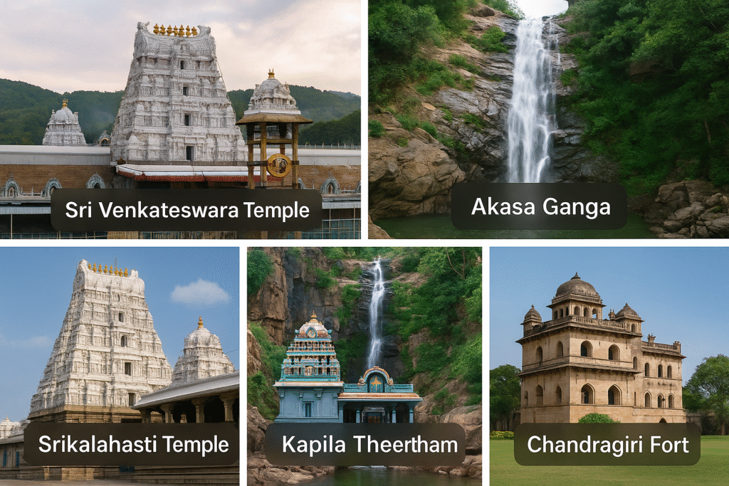 20251129_1312_Famous Tirupati Landmarks_simple_compose_01kb78xx8qffgspctn04vn1p7x Chennai to Tirumala NRI Darshan One Day Trip
