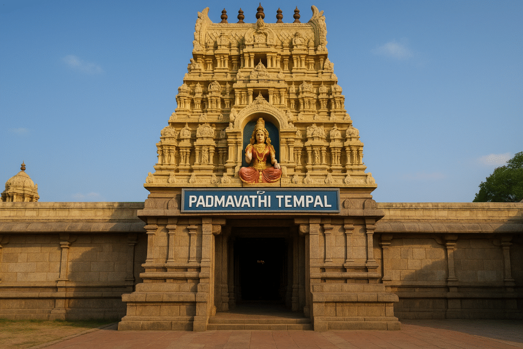 20251129_1342_Padmavathi Temple View_simple_compose_01kb7akscxe73v6k13w8xb2744 Chennai to Tirumala NRI Darshan One Day Trip