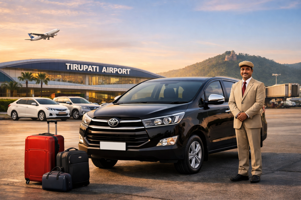 NRI Dharshan Car Rental from Tirupati Airport