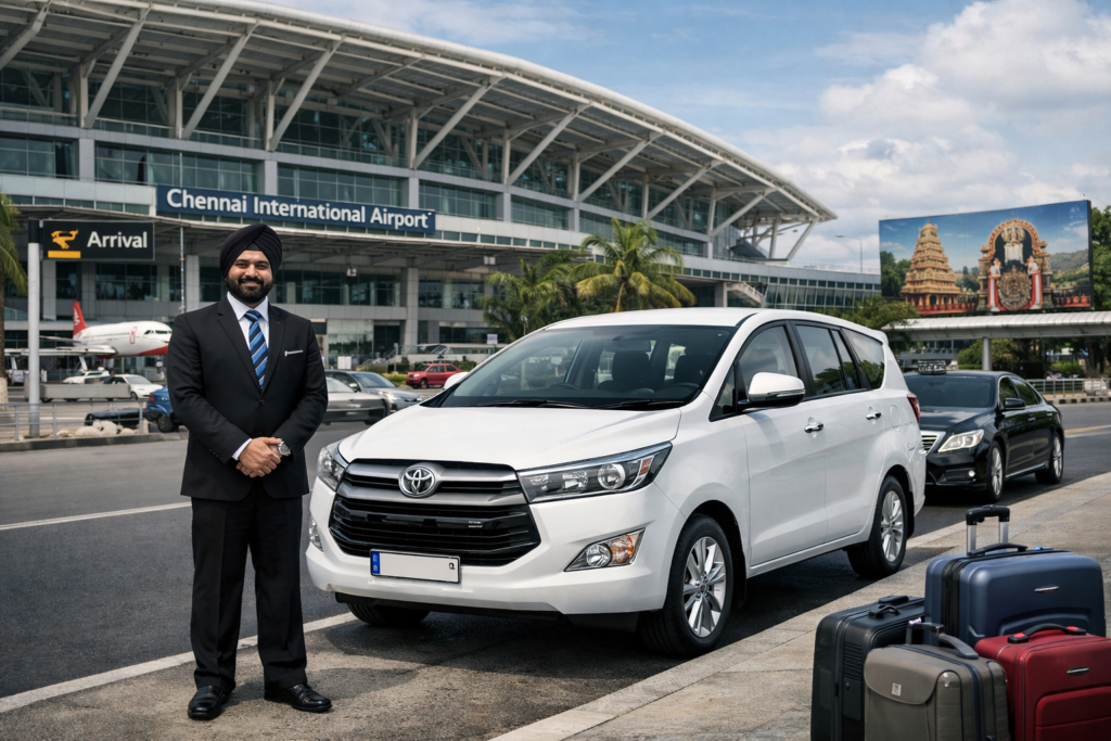 NRI darshan car rental from Chennai airport