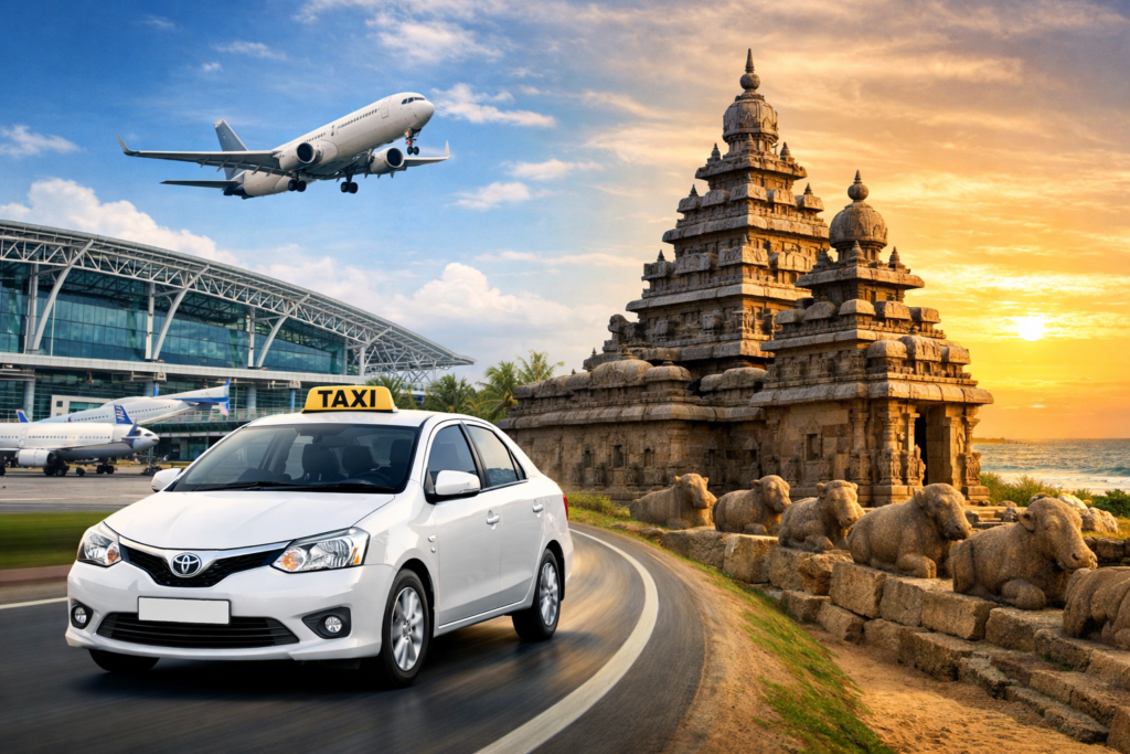 Chennai Airport to Mahabalipuram Taxi Service