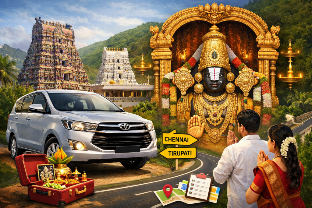 Tirupati cab package from Chennai
