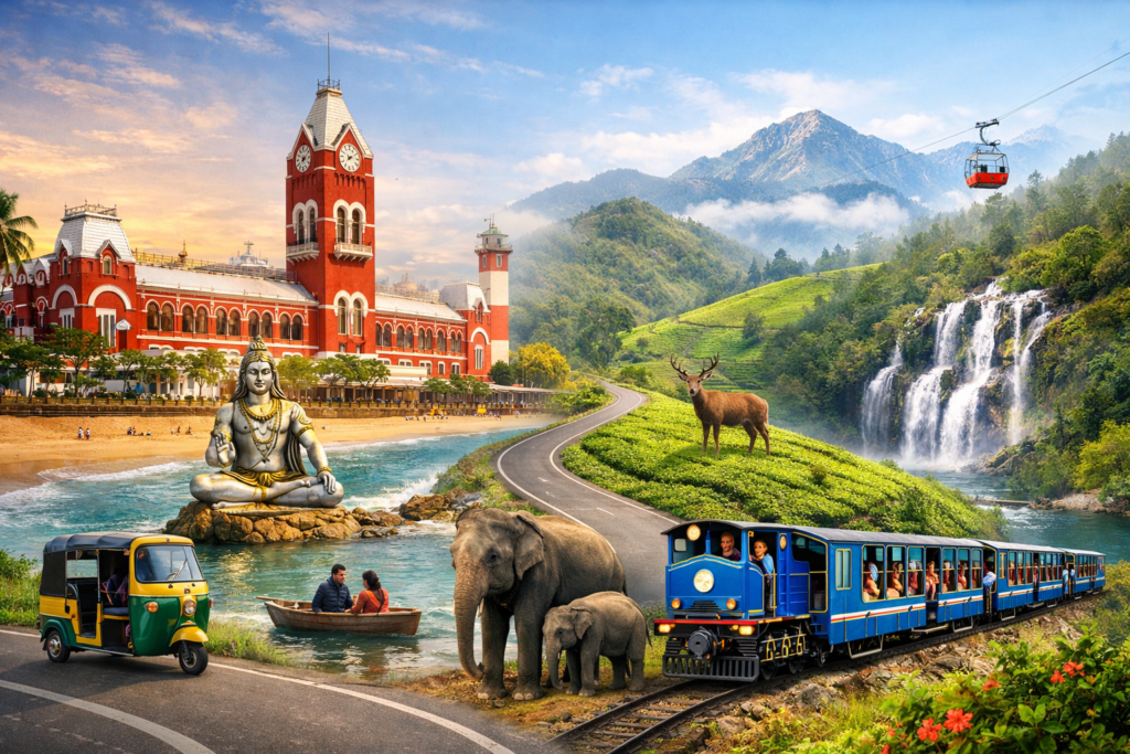 Chennai to Ooty Tour Packages for 3 Days