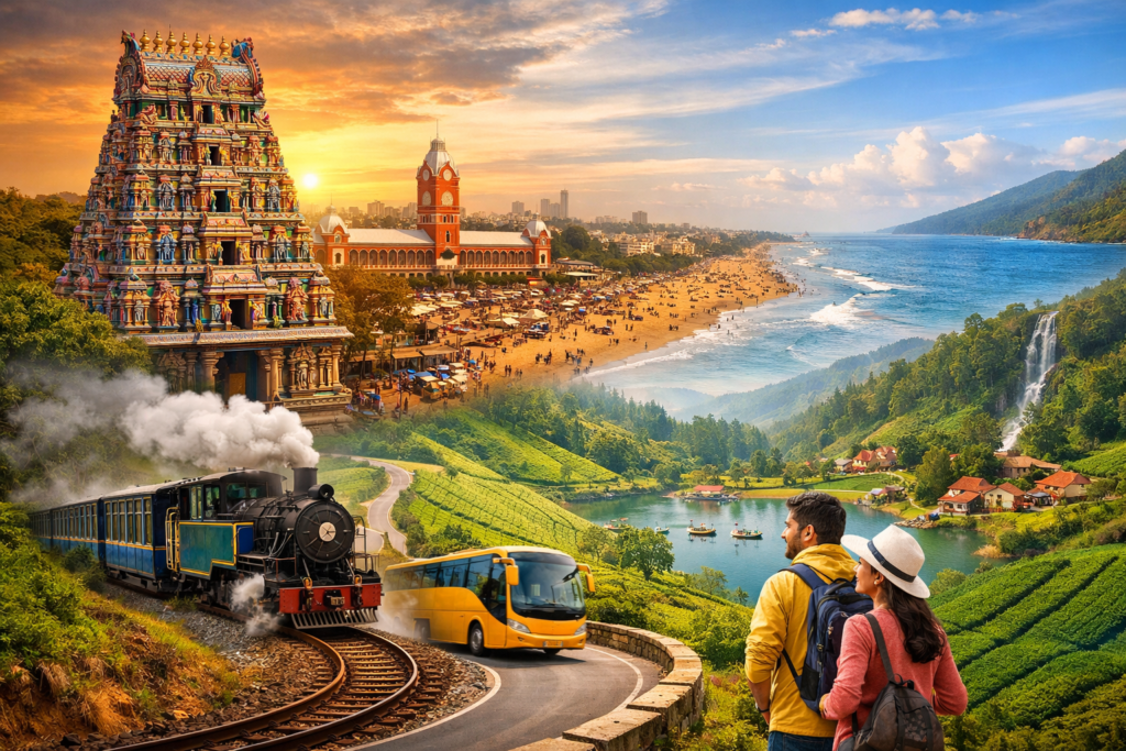 Chennai to Ooty Tour Packages for 3 Days