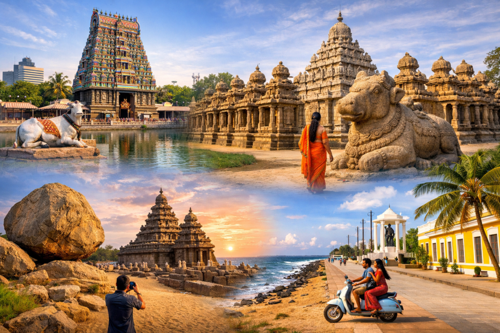 Chennai Kanchipuram Mahabalipuram Pondicherry Tour Package