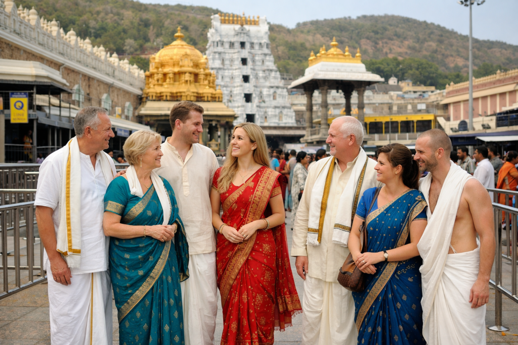 20251231_0023_Tirupati Pilgrimage Attire_simple_compose_01kdr9p99efnbaab0s1dhpwv7z Tirupati NRI Dharshan Package