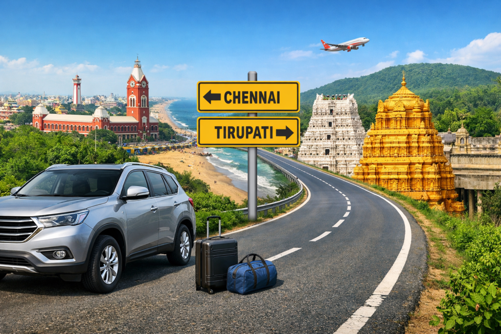 Chennai to Tirupati car package with darshan