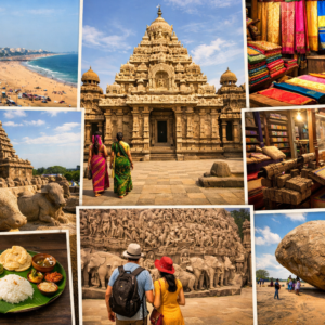one day trip from Chennai to Kanchipuram and Mahabalipuram