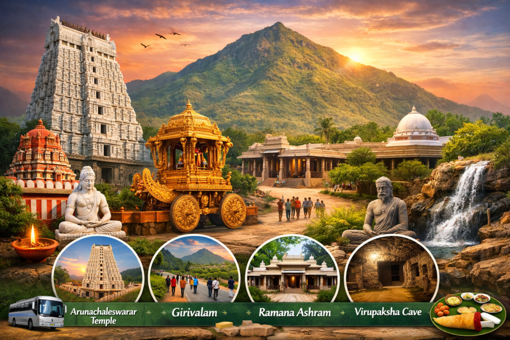 20260105_1406_Thiruvannamalai Tour Package_simple_compose_01ke6msmpyfmh93pwmfds63bb7 Thiruvannamalai 2 Days Tour Package