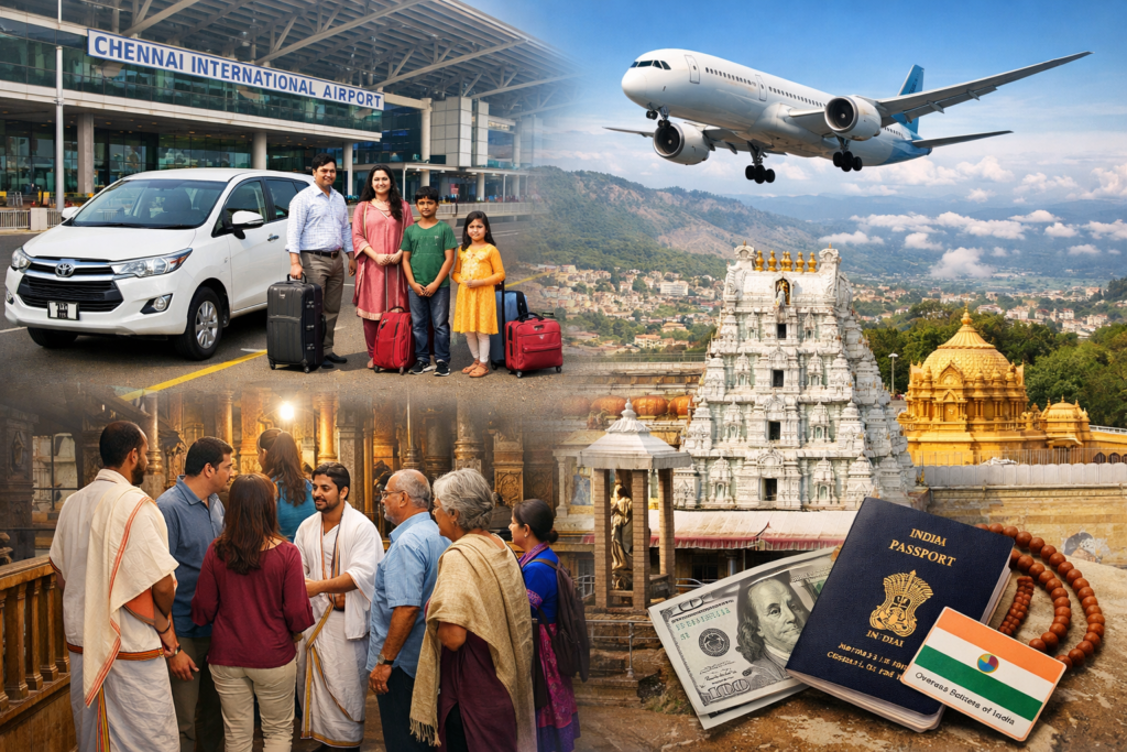 Tirupati NRI Darshan arrangements from Chennai