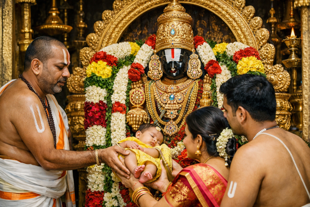 Tirupati Infant Dharshan Package